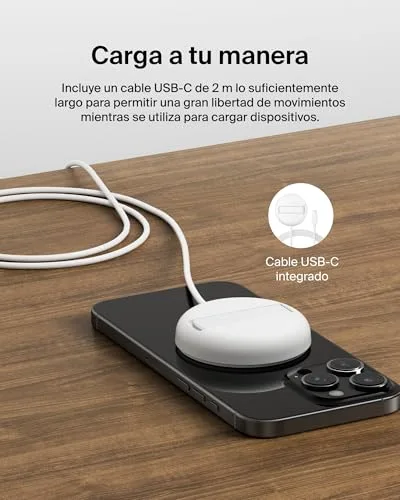 Belkin ▫️ BoostCharge Pro: Carregador sem fios magnético de 15 W com suporte 4