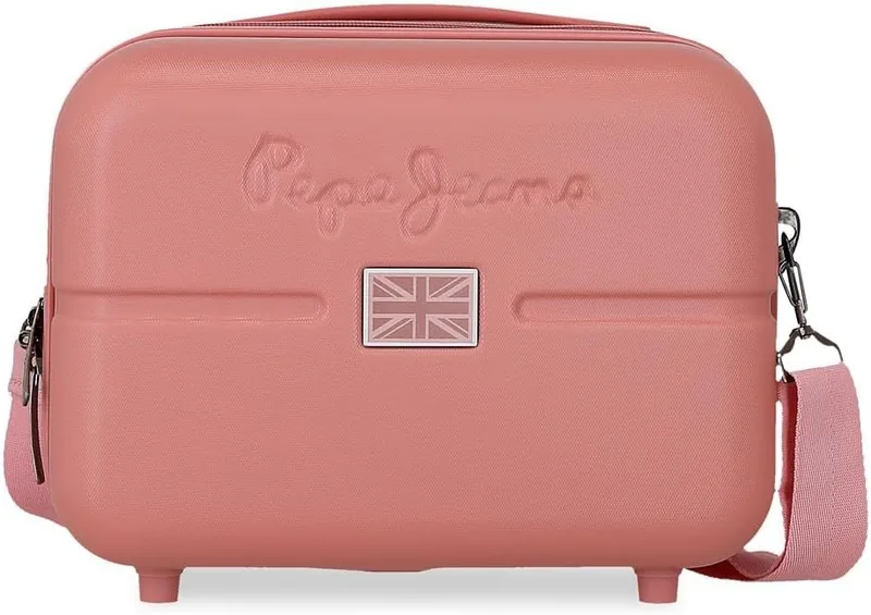 Pepe Jeans ▫️ Accent Necessaire Adaptável Rosa 29 x 21 x 15 cm, rígido em ABS, 9,14 L, 2,8 kg, da Joumma Bags