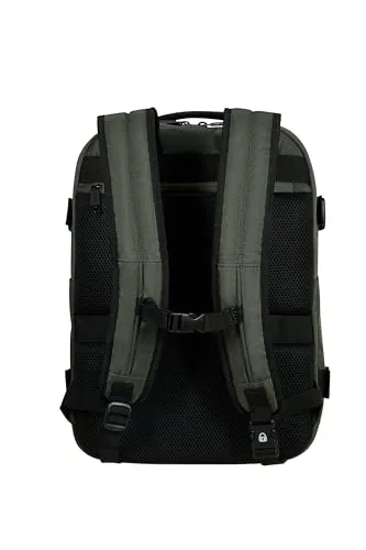 American Tourister ▫️ Urban Track - Mochila para portátil de 15,6" – 45 cm, 29 L - 3 compartimentos grandes - Grande capacidade - Ergonómica - Compartimento almofadado para portátil - Grün (Dark Khaki) 4