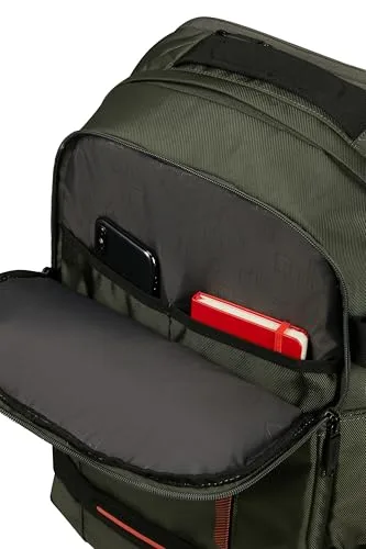 American Tourister ▫️ Urban Track - Mochila para portátil de 15,6" – 45 cm, 29 L - 3 compartimentos grandes - Grande capacidade - Ergonómica - Compartimento almofadado para portátil - Grün (Dark Khaki) 7