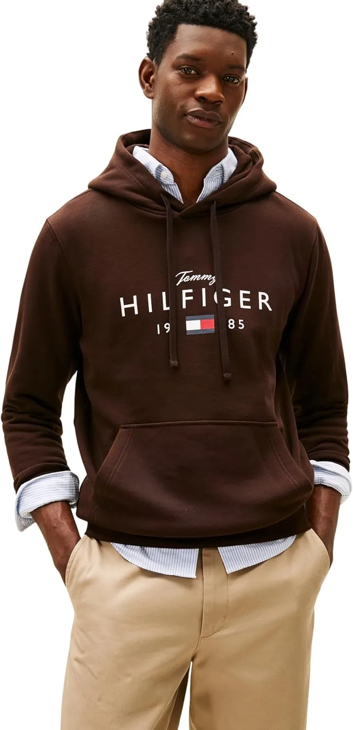 Tommy Hilfiger ▫️ Brand Love Big Hilfiger Hoodie Mw0mw41427 Hoodie para homem