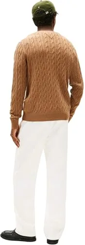 Tommy Hilfiger ▫️ Classic Cotton Cable Crew Neck Mw0mw33132 Camisola de gola redonda para homem 4