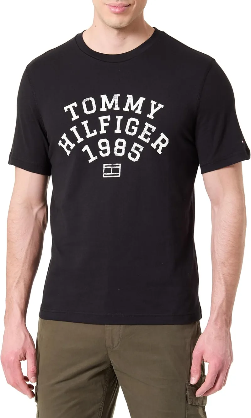 Tommy Hilfiger ▫️ Hilfiger Arch tee Mw0mw41470 T-Shirt S/S para homem