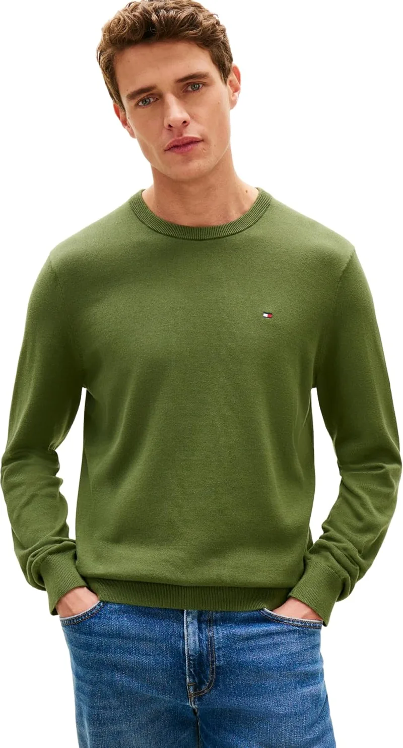 Tommy Hilfiger ▫️ Camisola para homem Essential Cotton com gola redonda