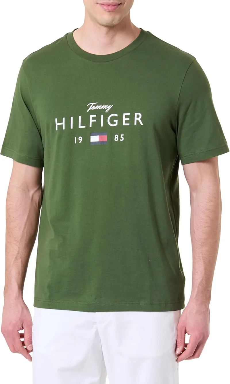 Tommy Hilfiger ▫️ Brand Love Big Hilfiger tee Mw0mw41455 T-Shirt S/S para homem