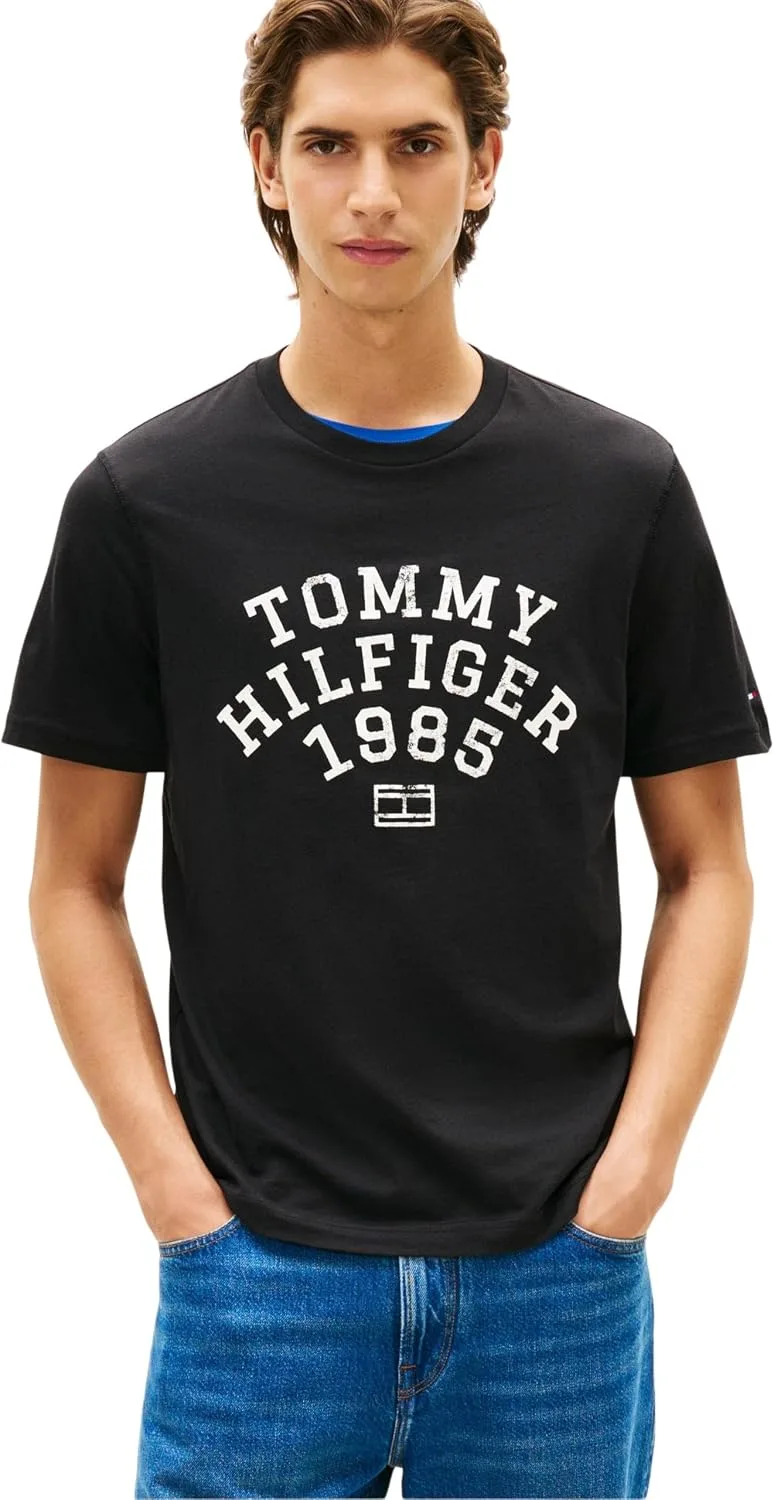 Tommy Hilfiger ▫️ Hilfiger Arch tee Mw0mw41470 Camiseta de manga curta para homem