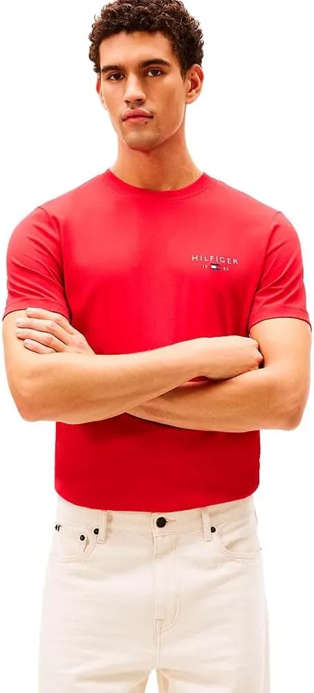 Tommy Hilfiger ▫️ Brand Love Small Hilfiger tee Mw0mw41456 T-Shirt para homem