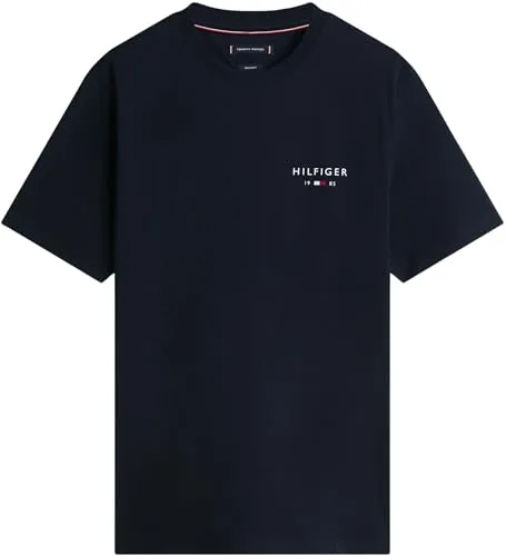 Tommy Hilfiger ▫️ Brand Love Small Hilfiger tee Mw0Mw41456 Camiseta de manga curta para homem 6