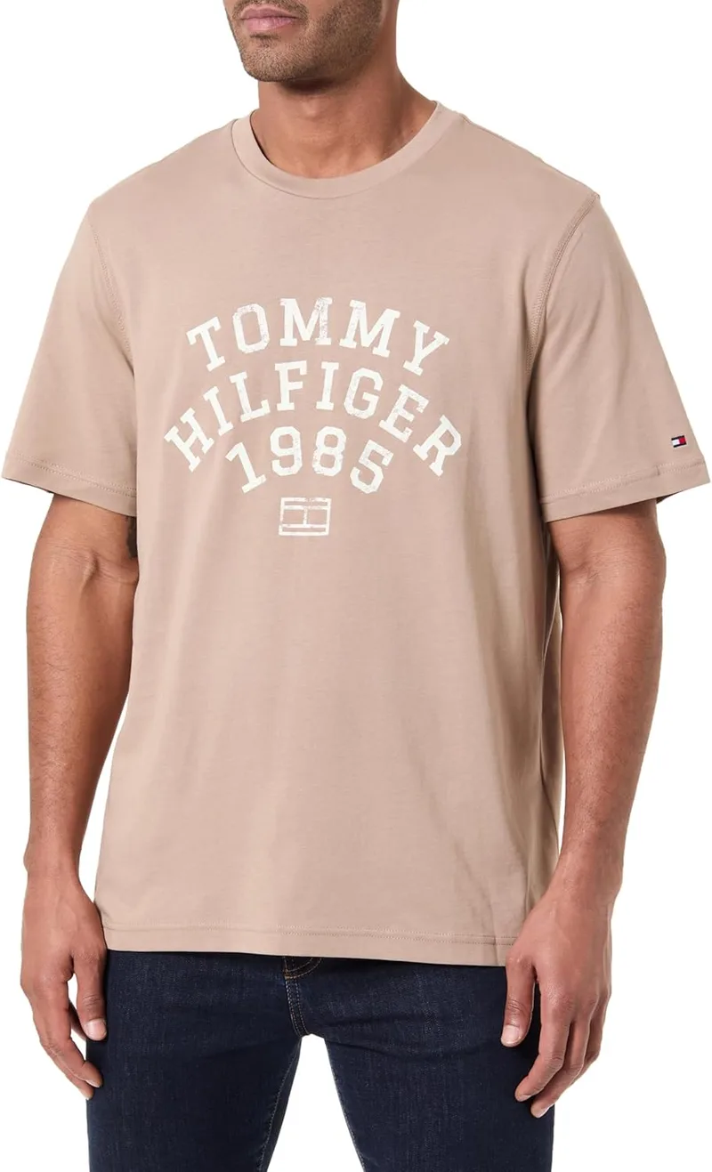 Tommy Hilfiger ▫️ Hilfiger Arch tee Mw0mw41470 T-Shirt S/S para homem