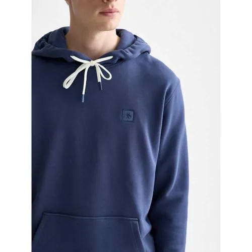 Scotch & Soda ▫️ Essential Badge Logo Hooded Sweatshirt Camisola com capuz para homem 3