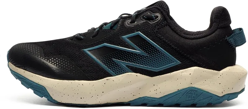 New Balance ▫️ Sapatilhas de corrida de trilha Dynasoft Nitrel V6 Gore-Tex para homem, Preto/Preto/Phantom, tamanho 9 (largo)