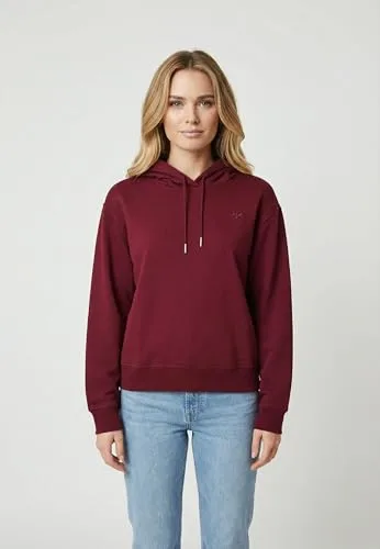 Calvin Klein ▫️ Hoodie para mulher, em tecido felpudo Monogram, com logótipo 2