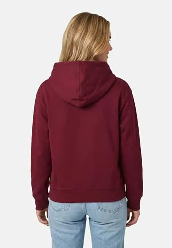 Calvin Klein ▫️ Hoodie para mulher, em tecido felpudo Monogram, com logótipo 4