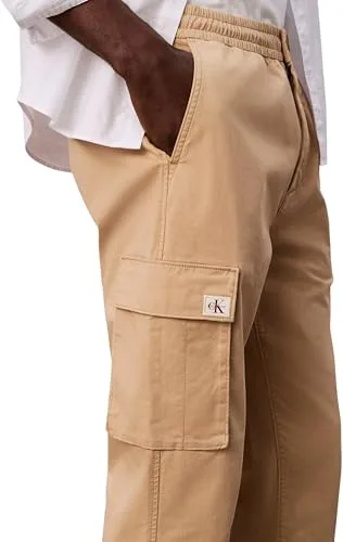 Calvin Klein ▫️ Calças Cargo para Homem Comfort Cotton Skinnny Fit 3
