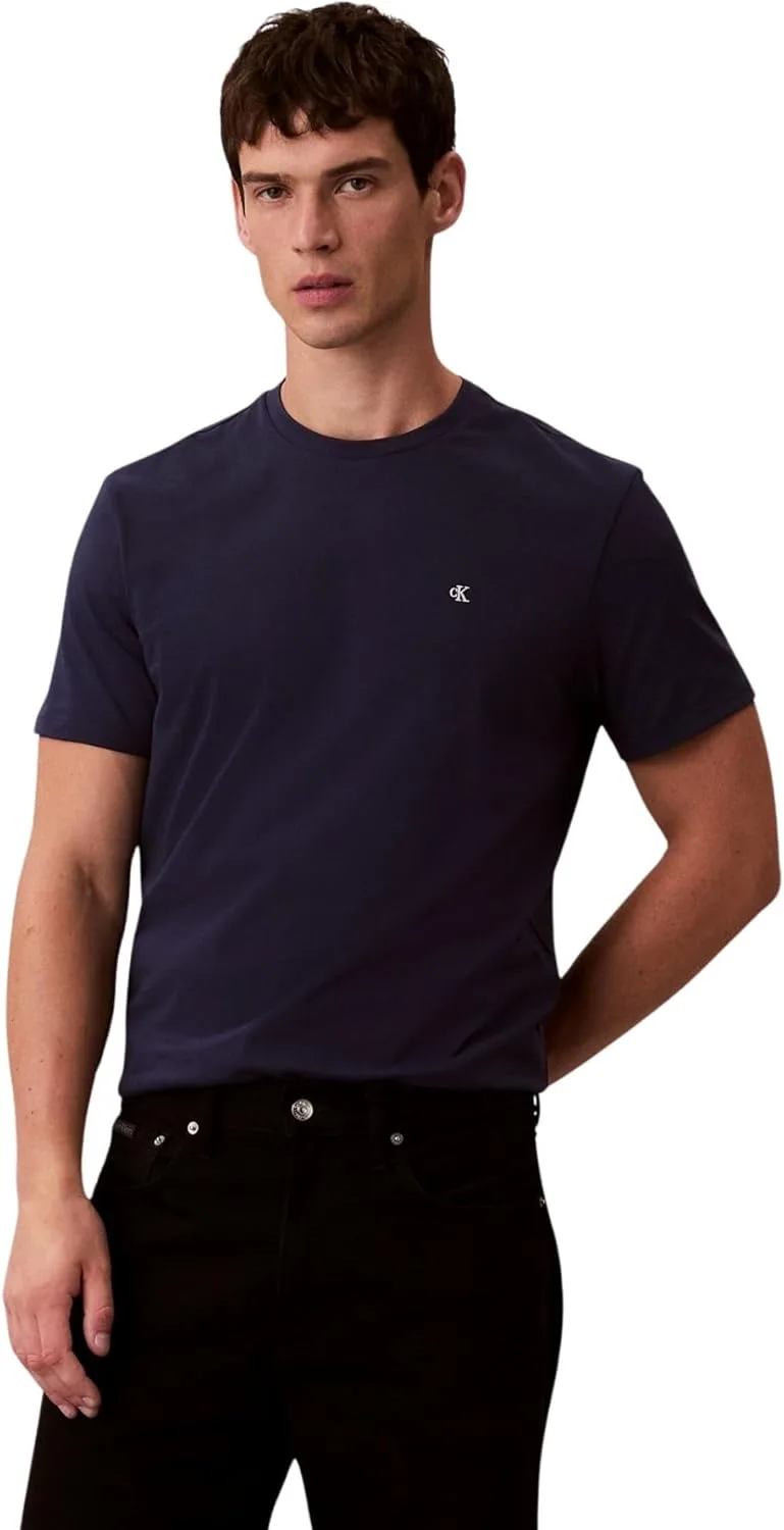 Calvin Klein ▫️ SS Classic Monogram tee Lv04rd254g T-Shirts para homem (pack de 1)