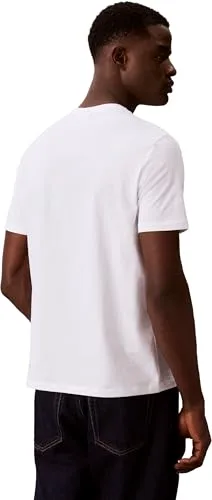 Calvin Klein ▫️ Camisola SS Badge, 2 unidades, Lv04rd248g, Camisolas para homem (Conjunto de 2) 2