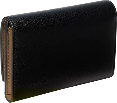 Calvin Klein ▫️ Foil LV04F1117G - Carteira tripla com logótipo em folha metálica e bolso com fecho, cor preta (preto/coco torrado), tamanho único, preta (preto/coco torrado), tamanho único 2