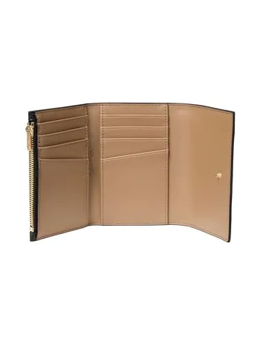 Calvin Klein ▫️ Foil LV04F1117G - Carteira tripla com logótipo em folha metálica e bolso com fecho, cor preta (preto/coco torrado), tamanho único, preta (preto/coco torrado), tamanho único 3