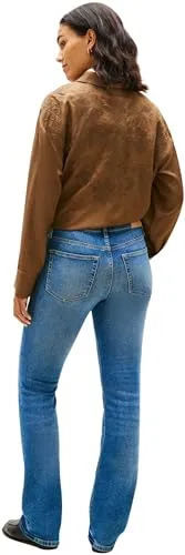 Tommy Hilfiger ▫️ Dnm Glow Bootcut RW Ww0ww47701 - Calças de corte bootcut para mulher 2