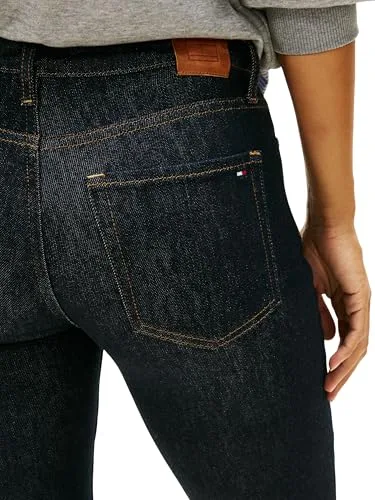 Tommy Hilfiger ▫️ Dnm Pure Slim RW Ww0ww47685 - Corte justo para mulher 4