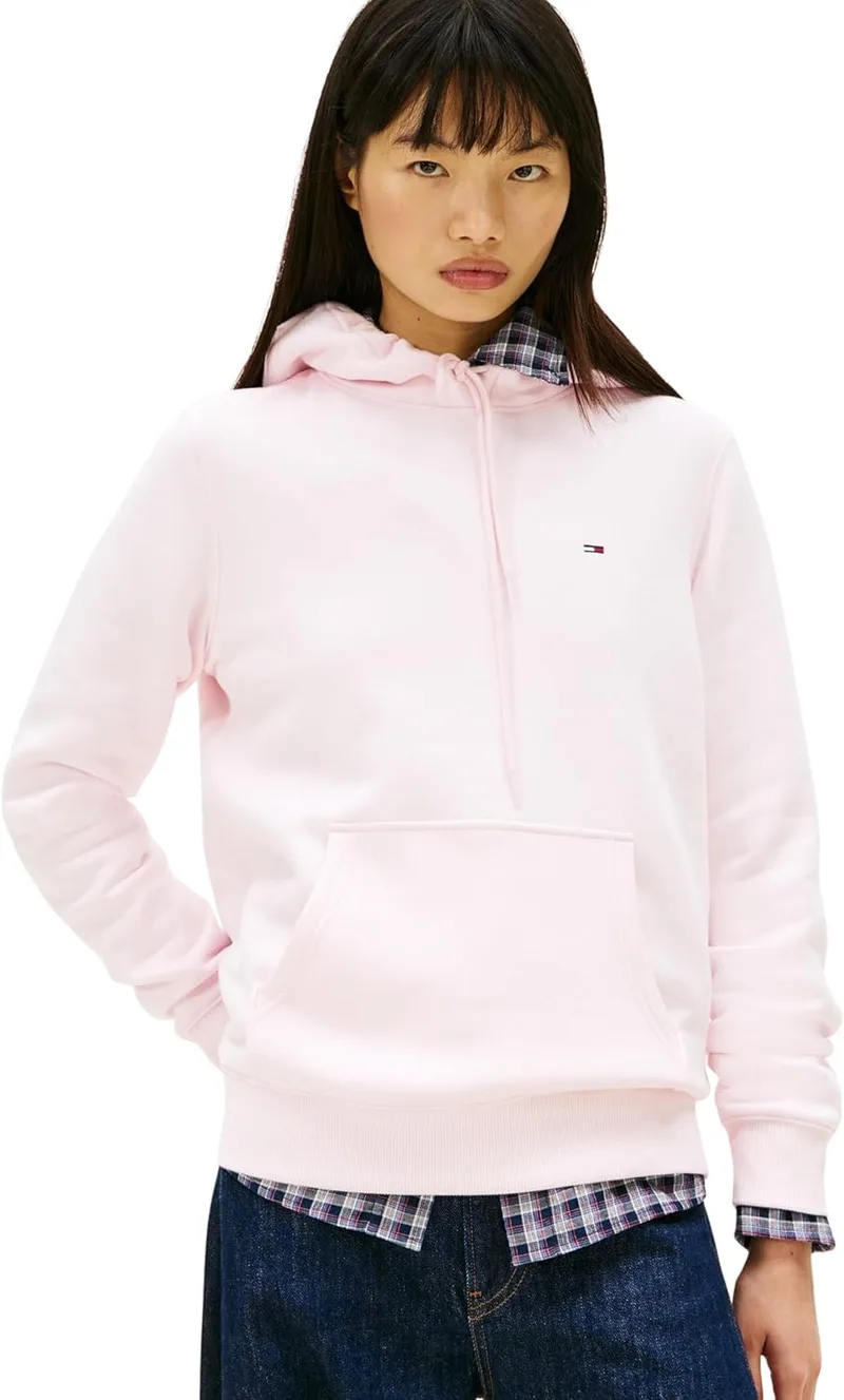 Tommy Jeans ▫️ Camisola de Mulher Flag, Corte Regular