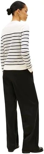 Tommy Hilfiger ▫️ Camisola para mulher, de malha fina, com gola redonda 3