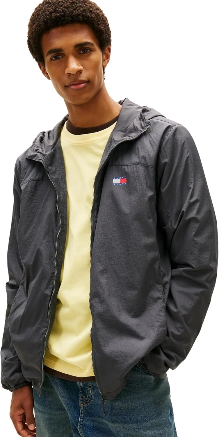 Tommy Jeans ▫️ Tjm Fleece Chicago Jacket Ext Dm0dm22291 Casaco corta-vento para homem