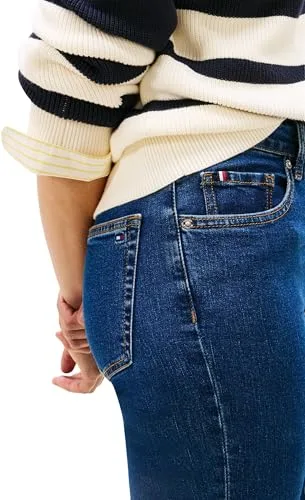 Tommy Hilfiger ▫️ Dnm emi como Skinny RW Ww0ww47689 - Justas para mulher 4