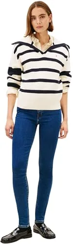 Tommy Hilfiger ▫️ Dnm emi como Skinny RW Ww0ww47689 - Justas para mulher 5
