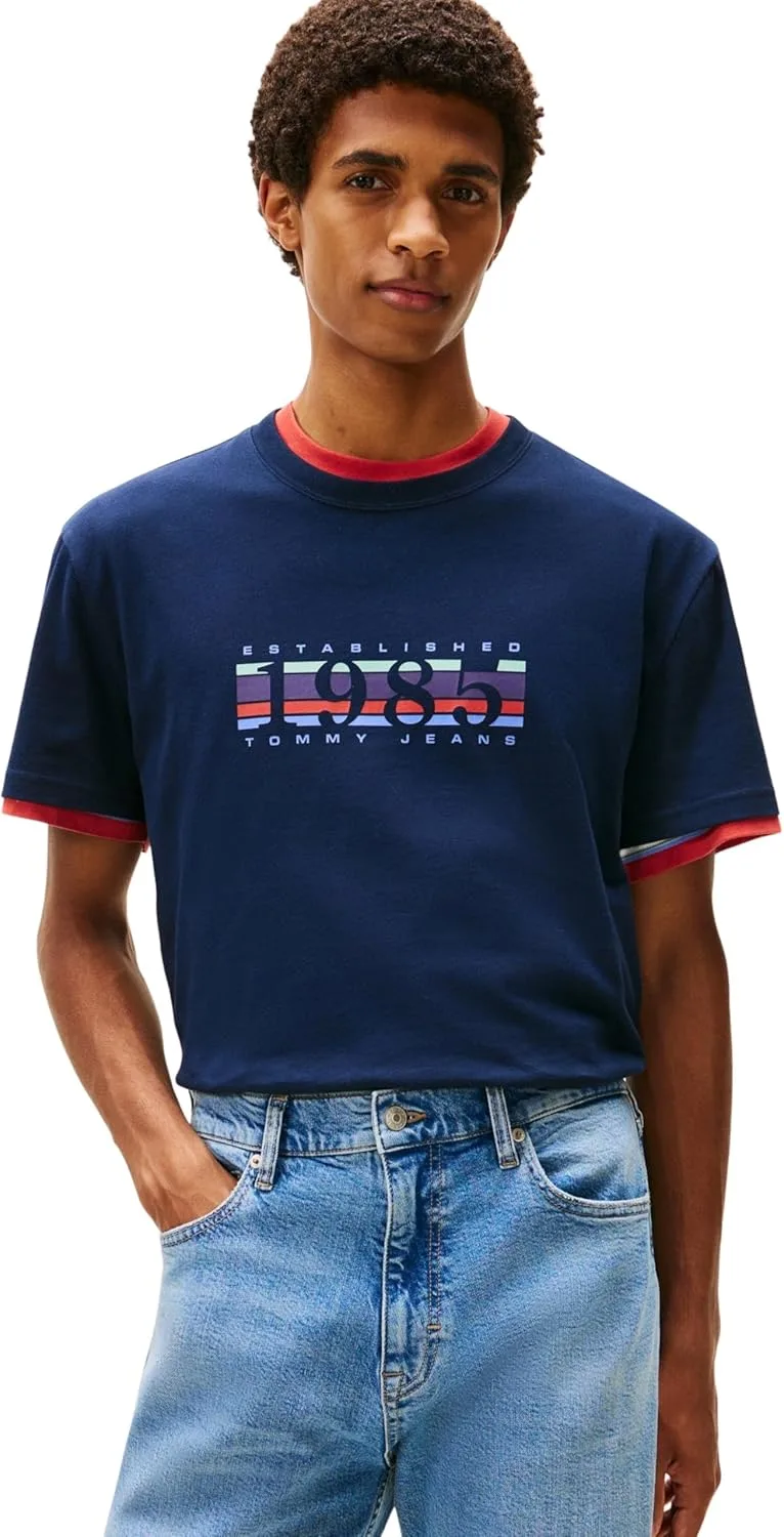 Tommy Jeans ▫️ Camiseta de manga curta para homem