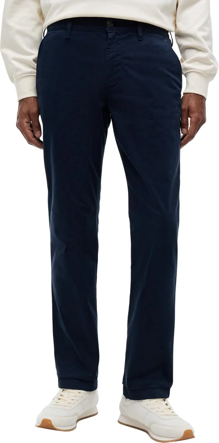 Tommy Jeans ▫️ TJM Scanton Calças Chino em Sarja de Algodão Dm0dm22404 - Calças Chino para Homem