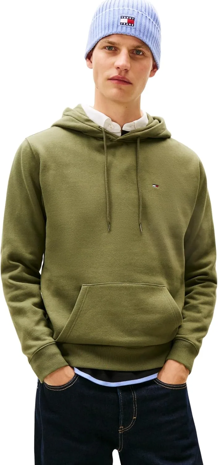 Tommy Jeans ▫️ TJM Reg S Flag Hoodie Ext Dm0dm20742 Camisola com capuz para homem