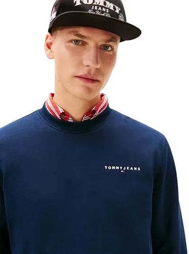 Tommy Jeans ▫️ Camisola de Homem Linear com Gola Redonda 4