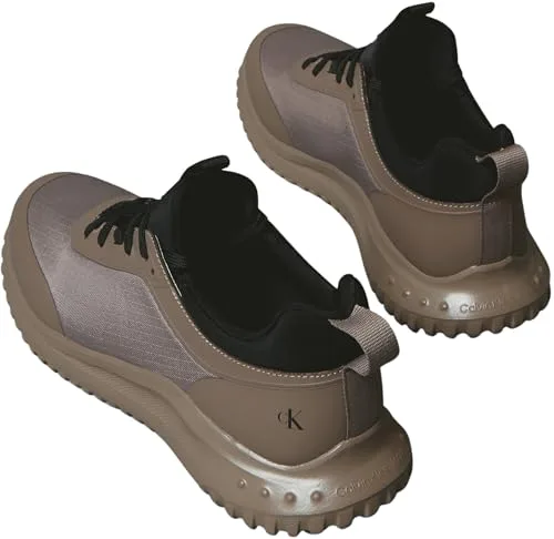Calvin Klein ▫️ Eva Runner Laceup Sock Mat Mix Ym0ym01443 Parte superior baixa Homem 3