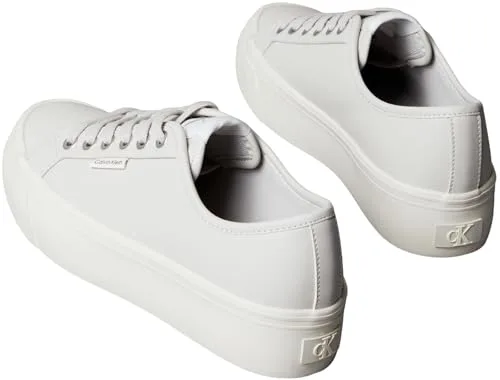 Calvin Klein ▫️ Vulc Flatf Lace Up LTH CK Yw0yw01932 Parte superior baixa - Mulher 2