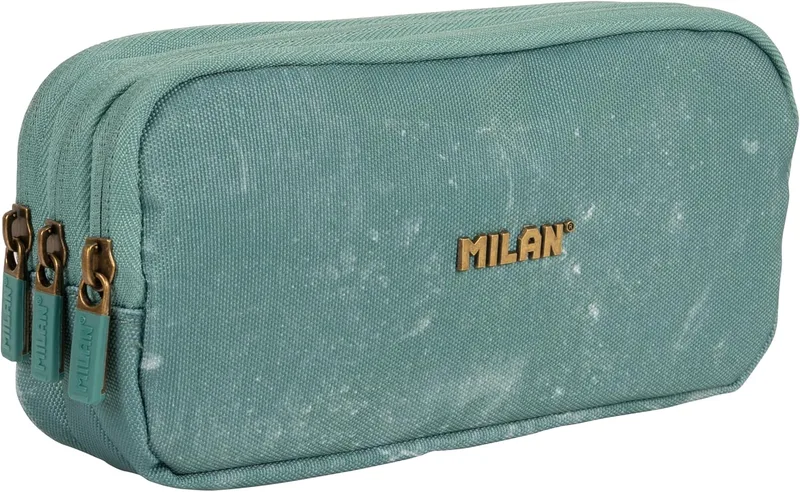 MILAN ▫️ ® Bolsa multifuncional com 3 fechos da série Lava, Verde