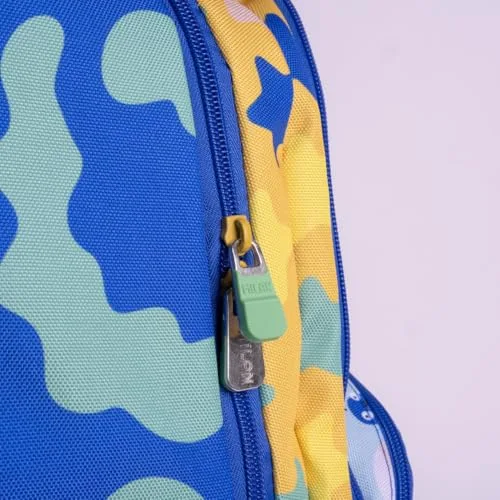MILAN ▫️ ® Mochila com rodas e 6 fechos (25 L) série especial Blue Odyssey 4