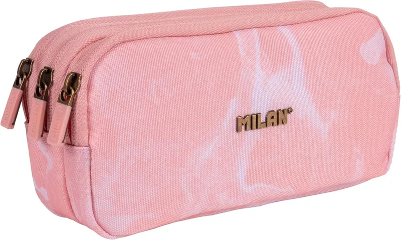 MILAN ▫️ ® Bolsa multifuncional com 3 fechos da série Lava, rosa