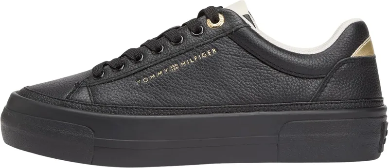 Tommy Hilfiger ▫️ TH Platform Sneaker Tumbled LTR Fw0fw09018, Low Top Feminino