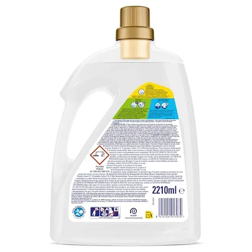 Vanish ▫️ Oxi Action Gold - Removedor de manchas multifuncional para a roupa, elimina odores e evita o desbotamento, em gel, sem lixívia, 2210 ml 2