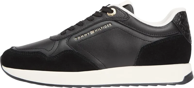 Tommy Hilfiger ▫️ Monogram Mix Material Runner Fw0fw09267 Parte superior baixa - Mulher