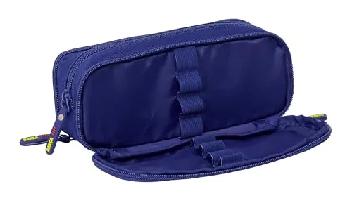 Safta ▫️ F.C. Barcelona 1.º Equipamento 25/26 - Mala Tripla Desdobrável, Mala Infantil, Mala para Rapazes, Ideal para Crianças em Idade Escolar, Confortável e Versátil, Qualidade e Resistência, 21x8x8 cm 4