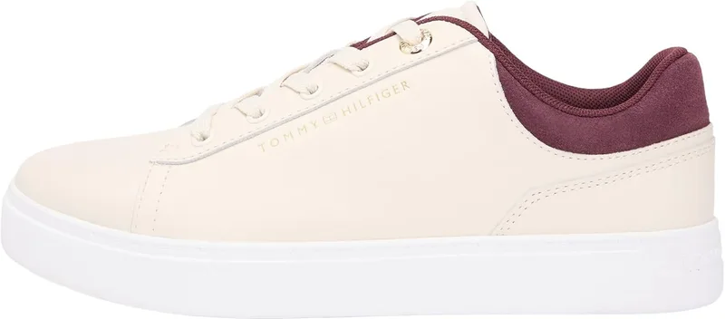 Tommy Hilfiger ▫️ Adaptive Casual Cupsole Sneaker Fw0fw09020, parte superior baixa, mulher