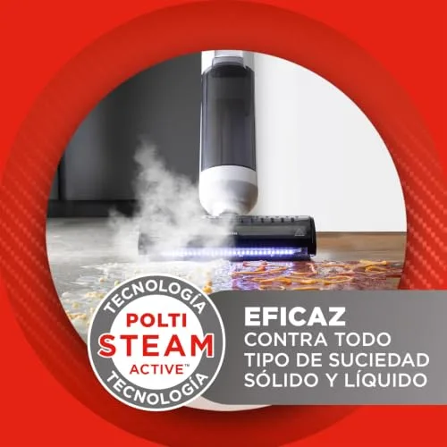 Polti ▫️ Rollysteam WD50C, esfregona e aspirador sem fio 5