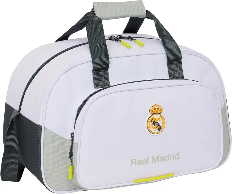 Safta ▫️ REAL MADRID EQUIPACIÓN 25/26 - Saco de desporto, mochila, ideal para crianças de diferentes idades, cómodo e versátil, qualidade e resistência, 40x23x24 cm