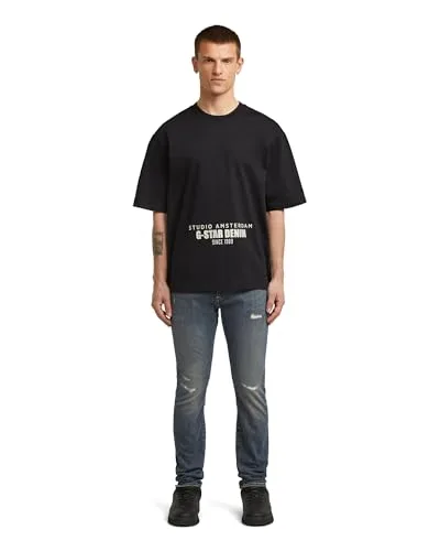 G-STAR ▫️ Calças de ganga justas para homem, modelo Revend FWD 3