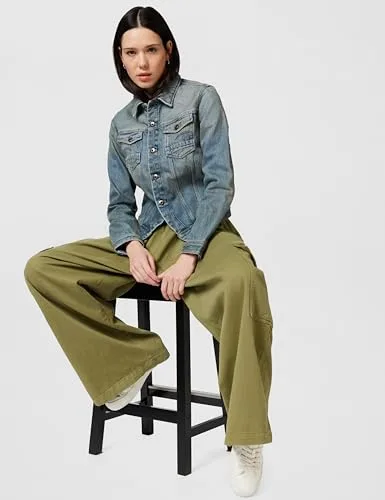 G-STAR ▫️ Pitched Hem Slim Jacket Wmn Casaco de ganga para mulher 2