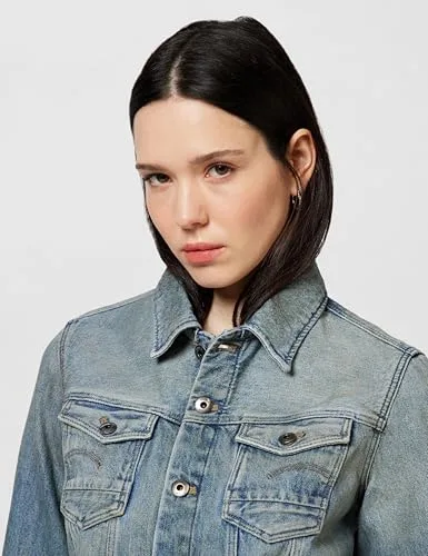 G-STAR ▫️ Pitched Hem Slim Jacket Wmn Casaco de ganga para mulher 4