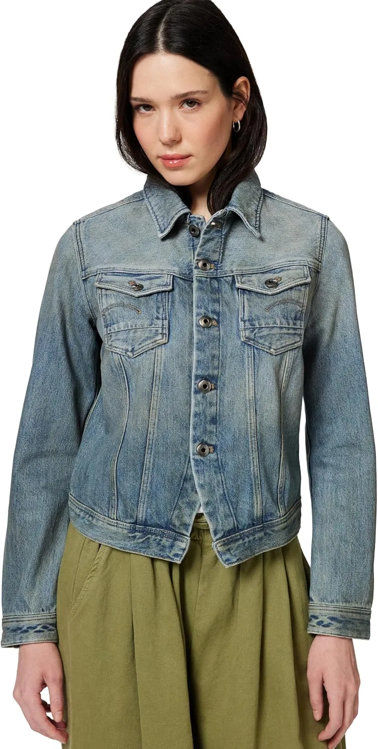 G-STAR ▫️ Pitched Hem Slim Jacket Wmn Casaco de ganga para mulher
