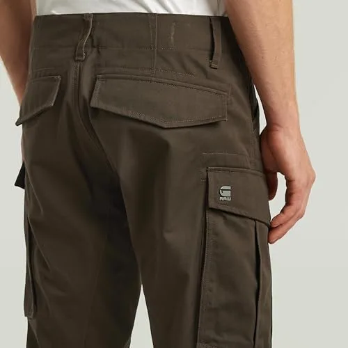 G-STAR ▫️ Calças Rovic Zip 3D Regular Tapered para homem 5